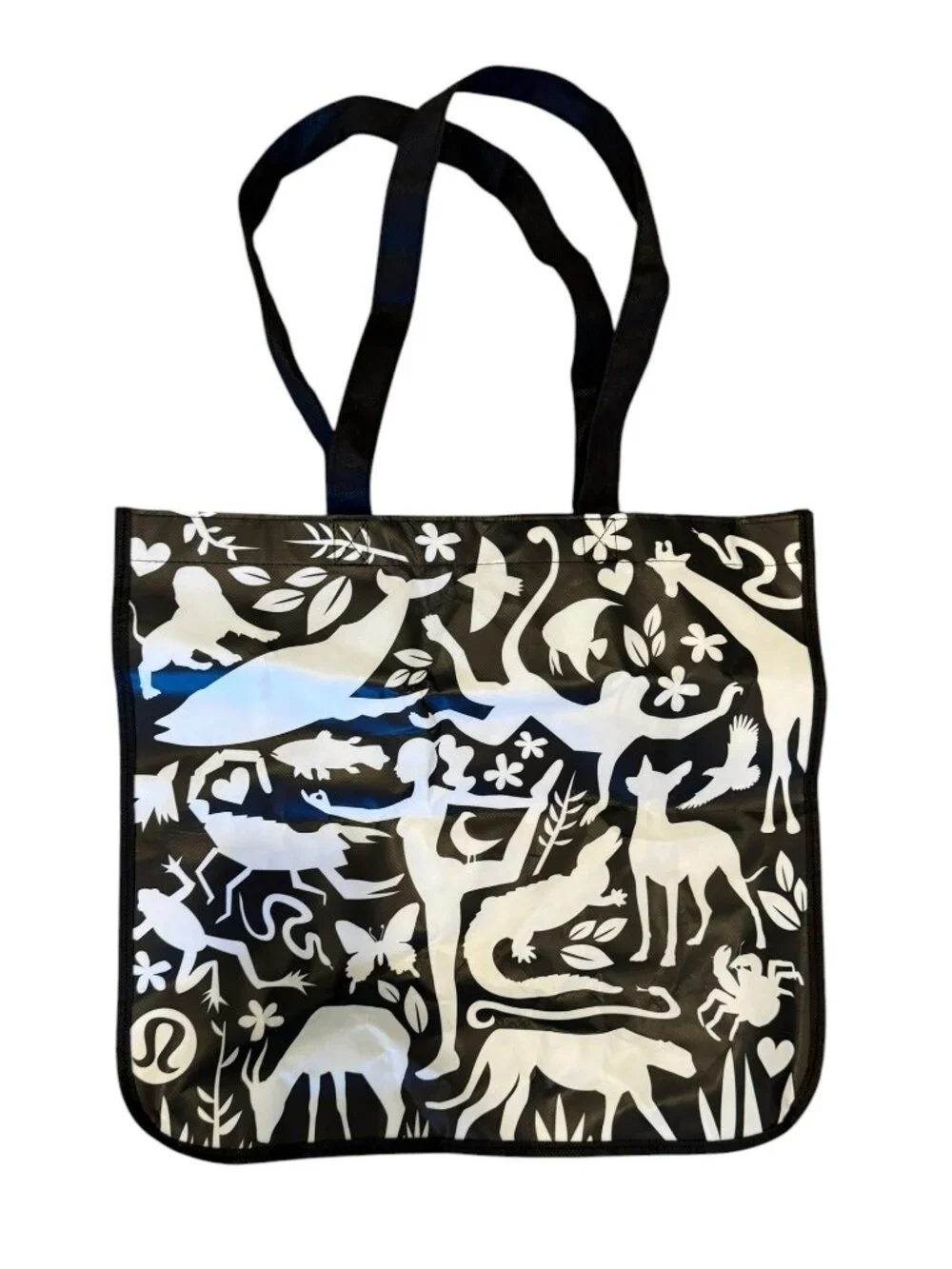 Lululemon Ahimsa (Non-Violence) Animal Print Reusable Tote Bag
